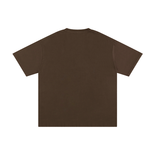 HF LOGO OVERSIZED T-SHIRT (CHOCOLATE)