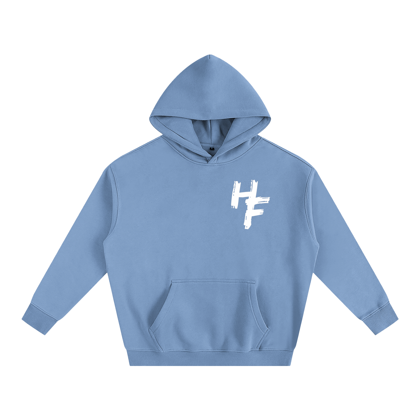 HF LOGO OVERSIZED HOODIE (BLACK)