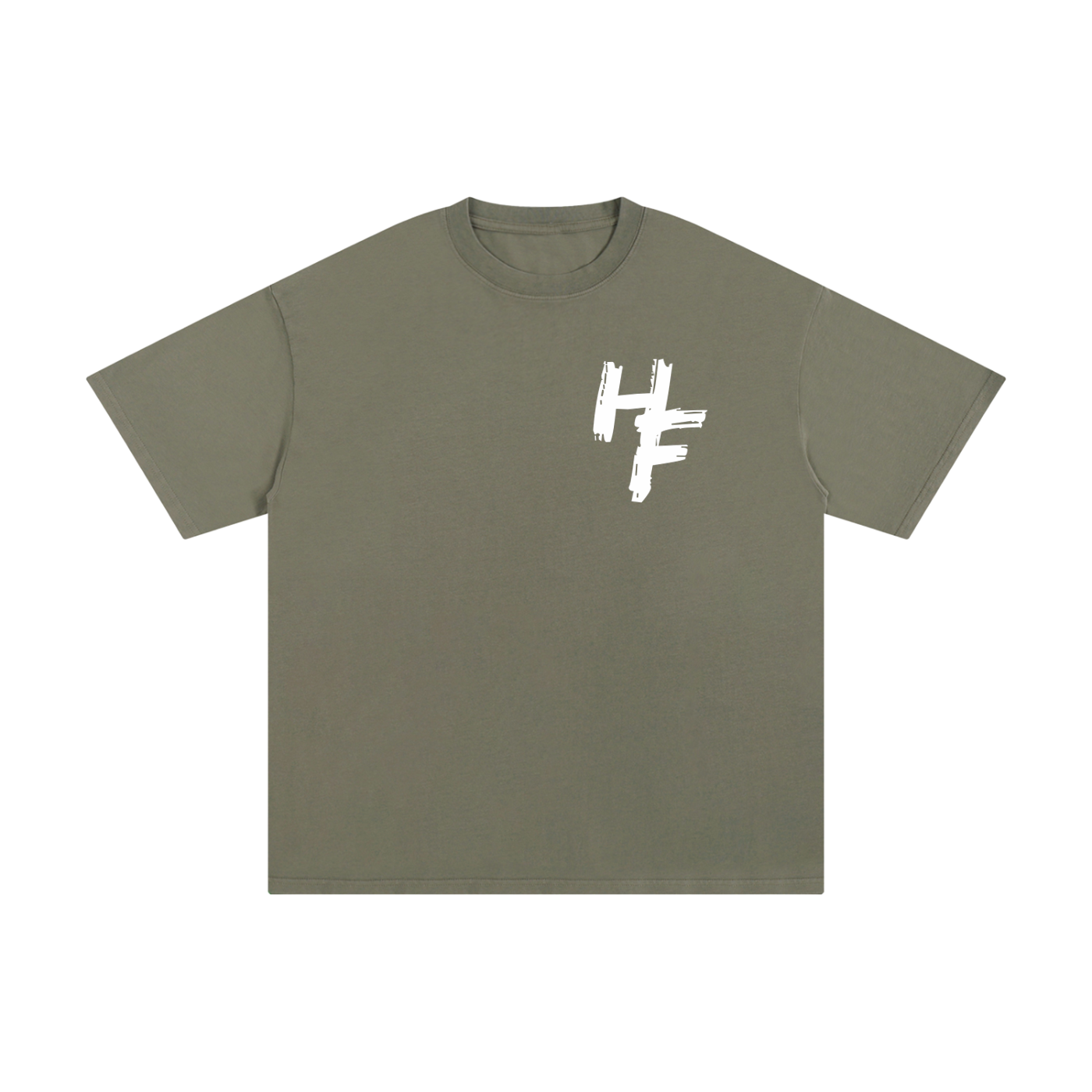 HF LOGO OVERSIZED T-SHIRT (CAMO GREEN)