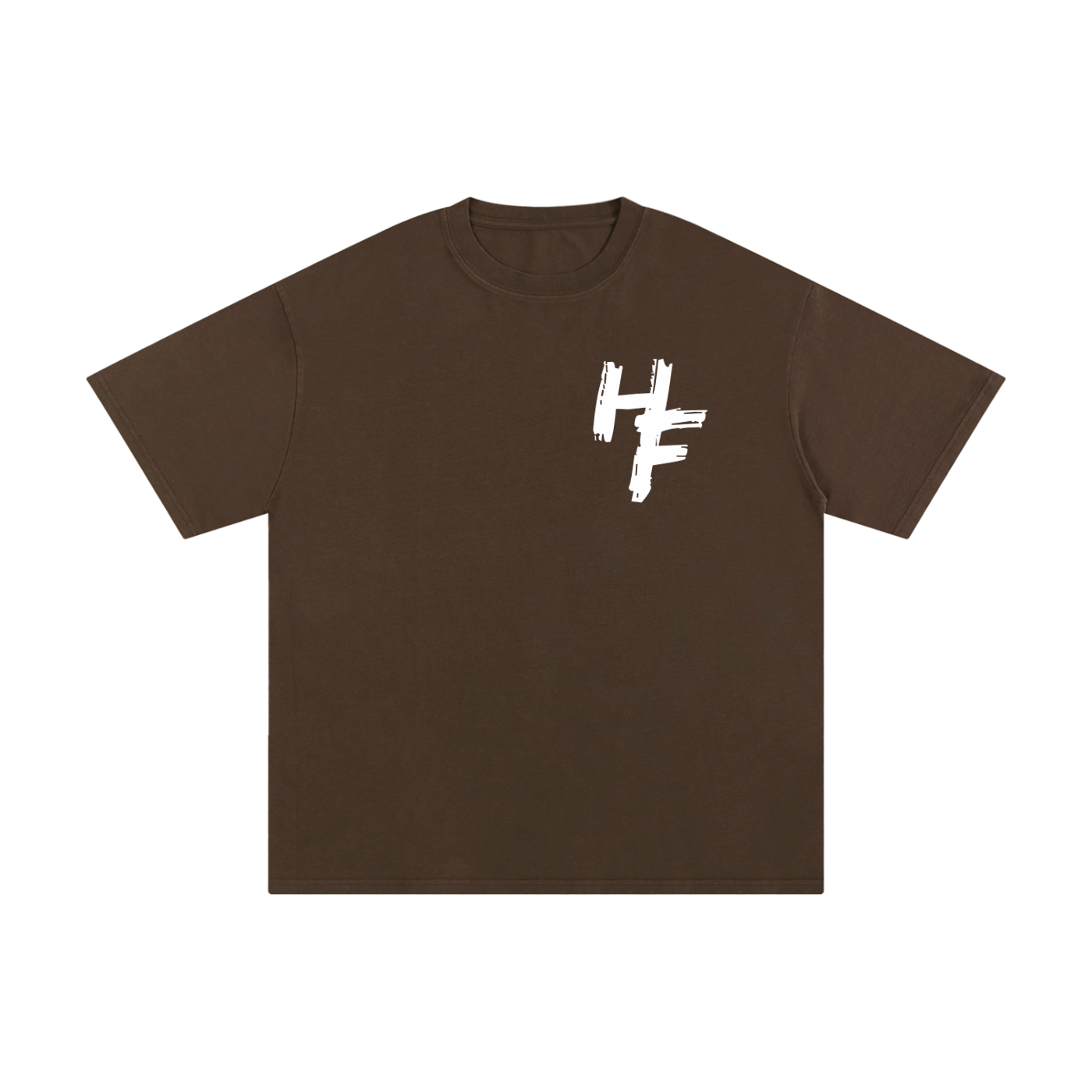 HF LOGO OVERSIZED T-SHIRT (CHOCOLATE)