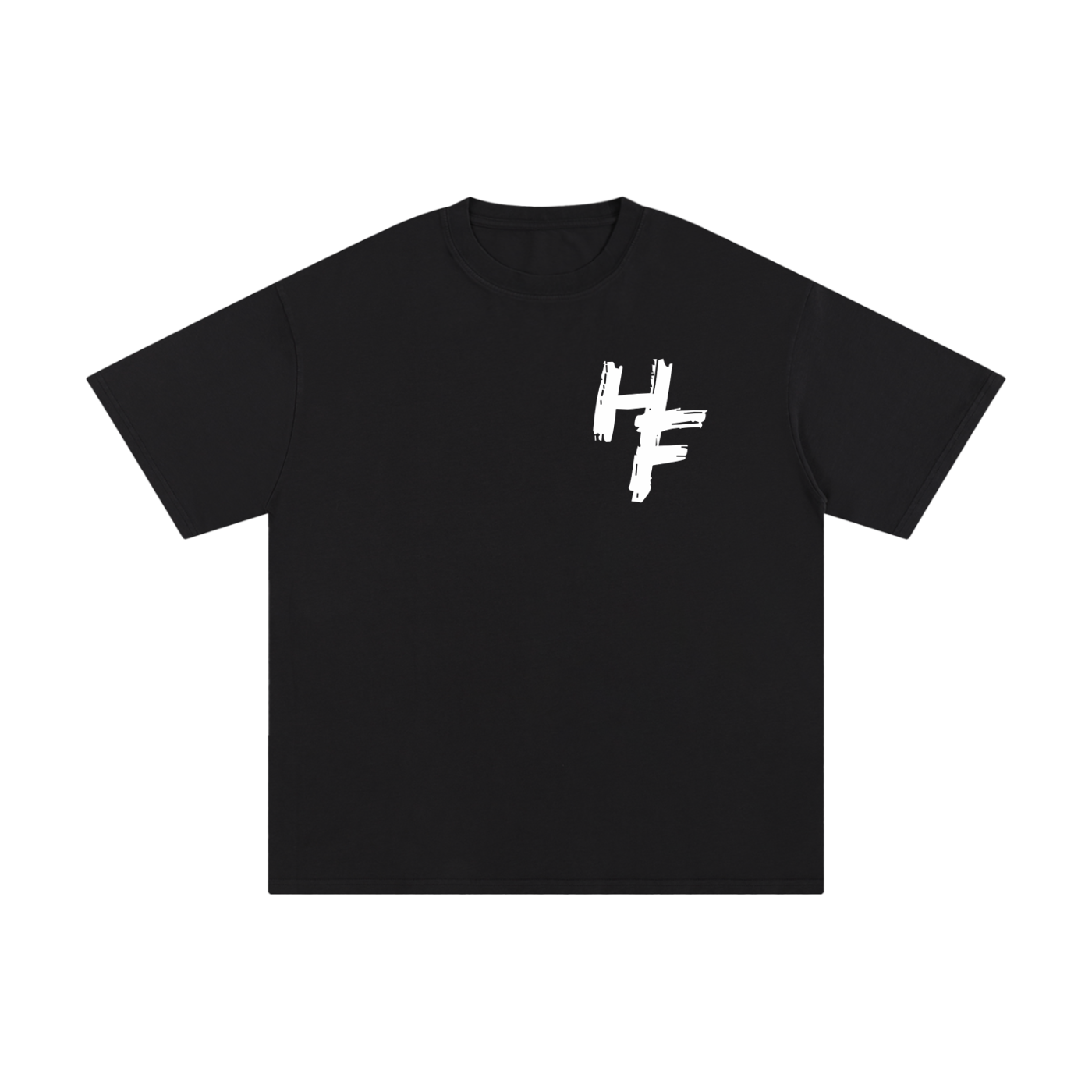 HF LOGO OVERSIZED T-SHIRT (BLACK)