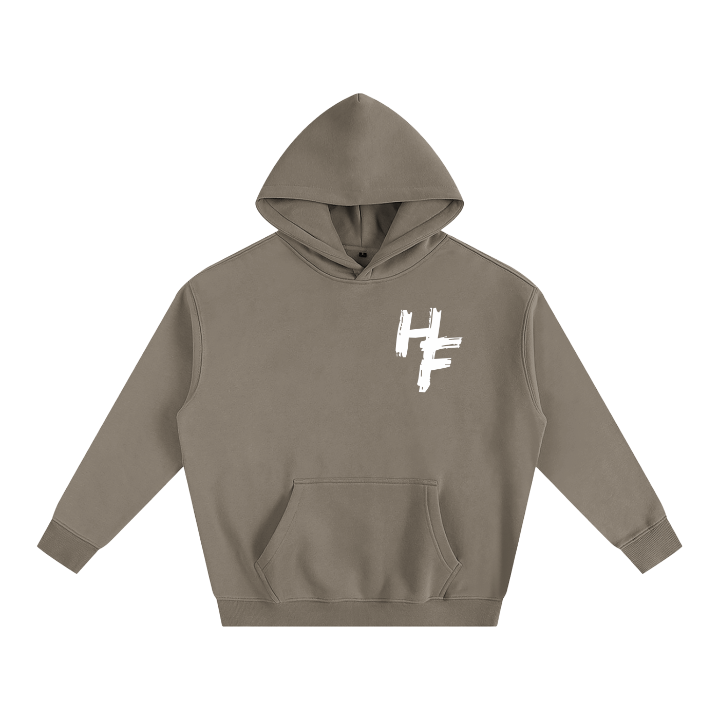 HF LOGO OVERSIZED HOODIE (BLACK)